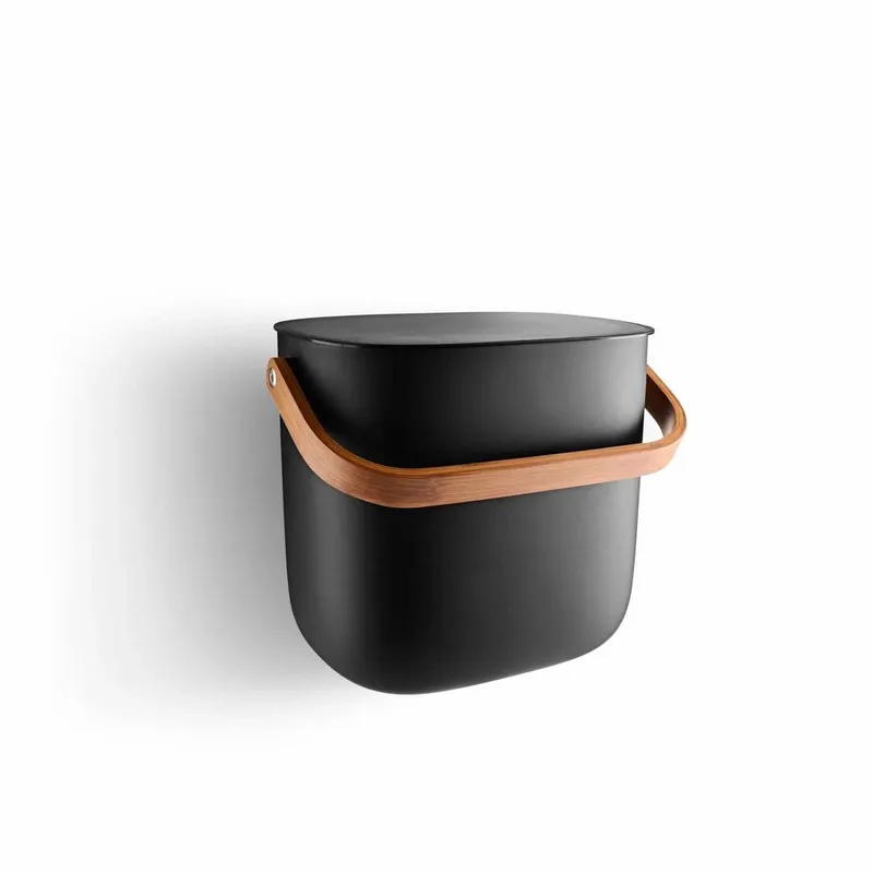 Prullenbak Eva Solo Reflect Black 6 L by Eva Solo in Zwart – product photo