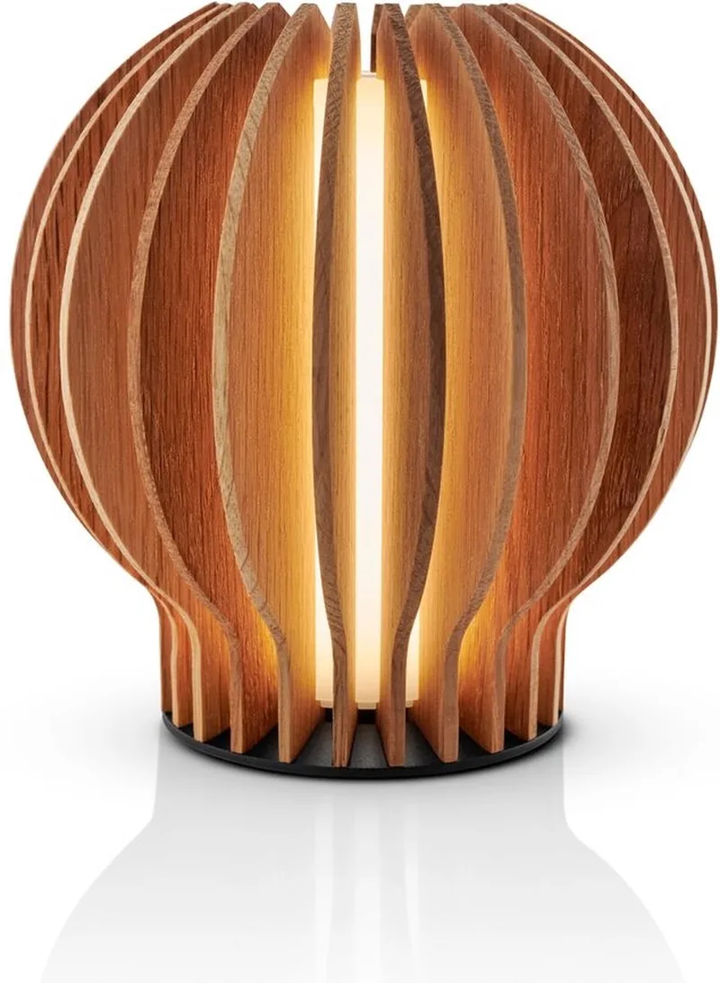 Radiant LED Lamp Rond Oak - Eikenhout - Kunststof van Eva Solo in Bruin – productfoto