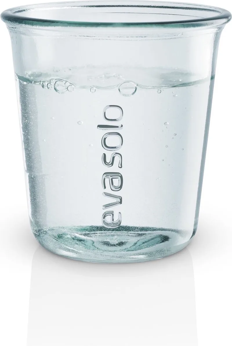 Recycled Glas Bekers 250 ml Set van 4 Stuks - Gerecycled Glas de Eva Solo en Transparant – photo du produit