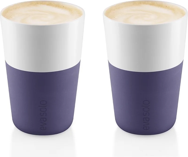Set van 2 Latte Macchiato Kopjes 360ml by Eva Solo in Fiolet – product photo