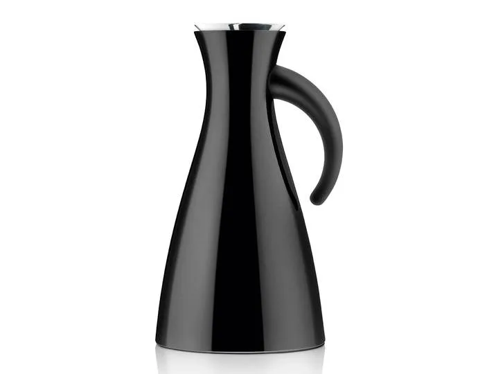 Thermoskan Vacuüm 1 liter Glans - Kunststof - Zwart van Eva Solo – productfoto