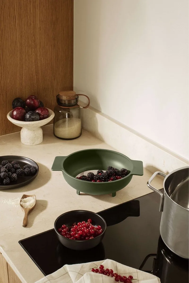 Zeef, Vergiet, Fijnmazig, - Eva Solo | Green Tool by Eva Solo in Groen – product photo