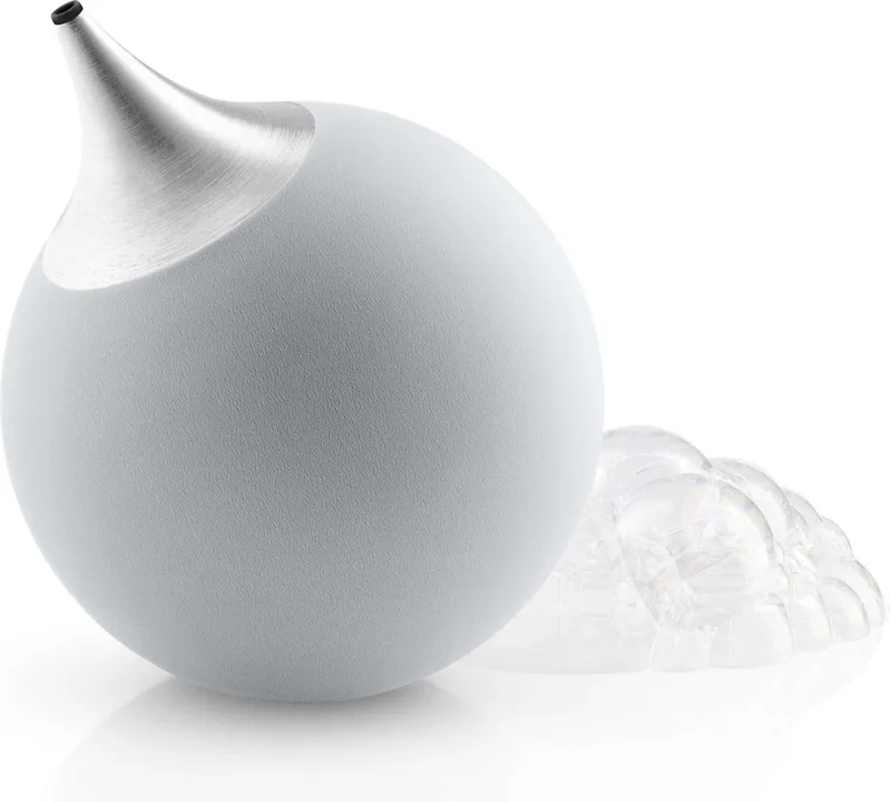 Zeepdispenser 75 ml - Siliconen - Roestvast Staal - Nylon by Eva Solo in Grijs – product photo