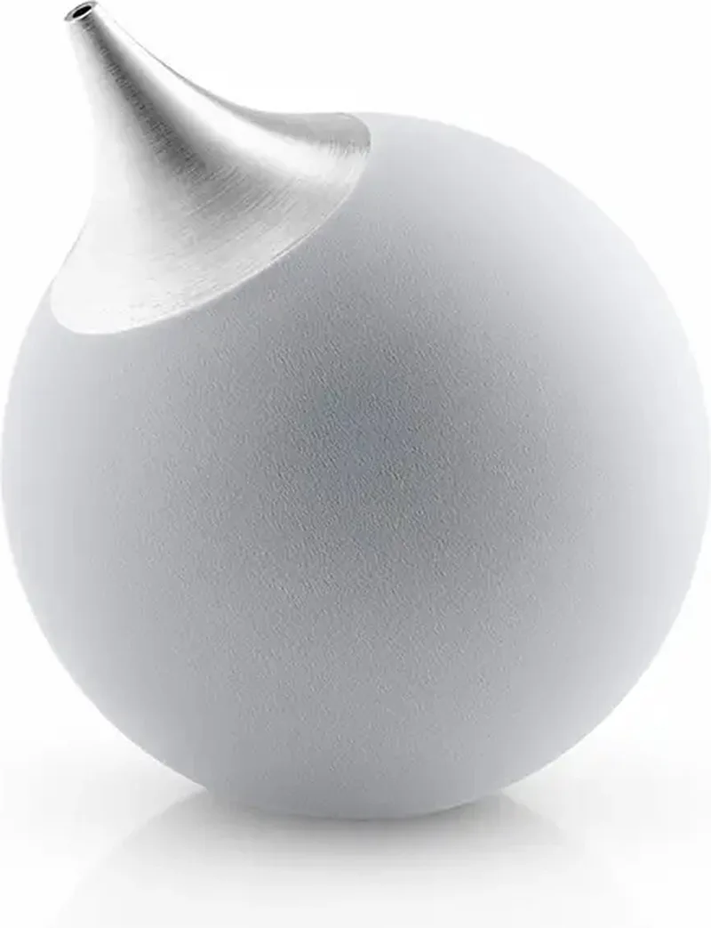 Zeepdispenser - Bol - 8 cm - Siliconen by Eva Solo in Marmer Grijs – product photo