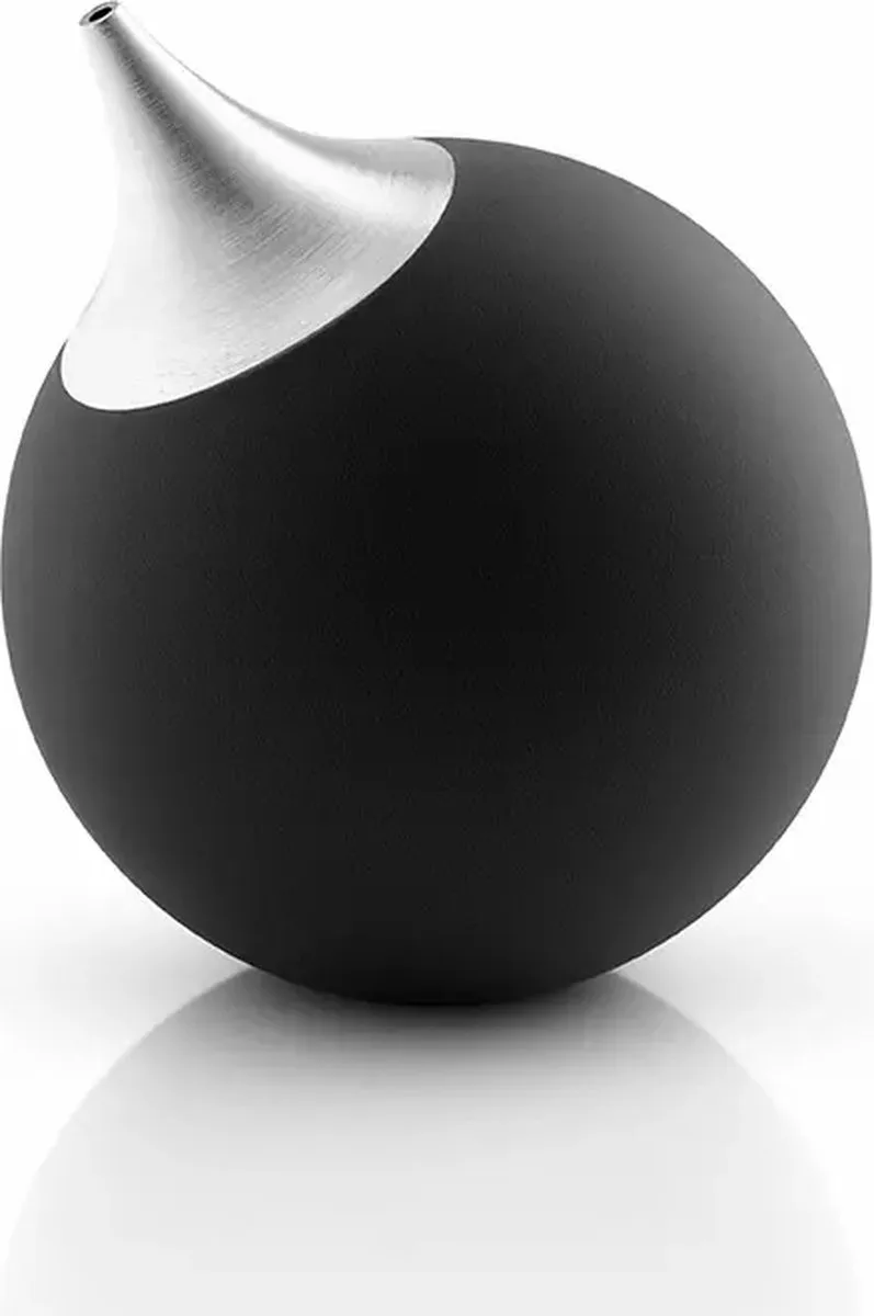 Zeepdispenser - Bol - 8 cm - Siliconen by Eva Solo in Zwart – product photo