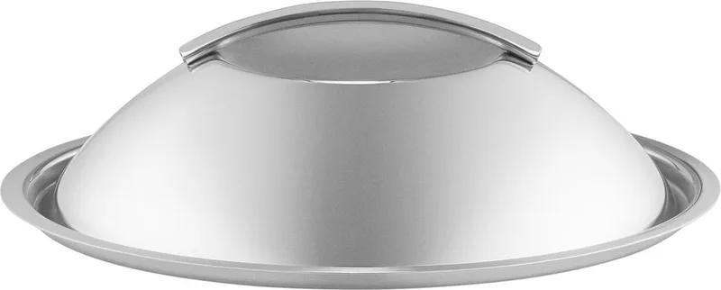 Deksel Dome Ø 20 cm - Roestvast Staal de Eva Trio en Zilver – photo du produit
