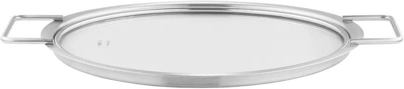 Deksel - Ø 24 cm - RVS en Glas - Eva Trio by Eva Trio in Transparant – product photo