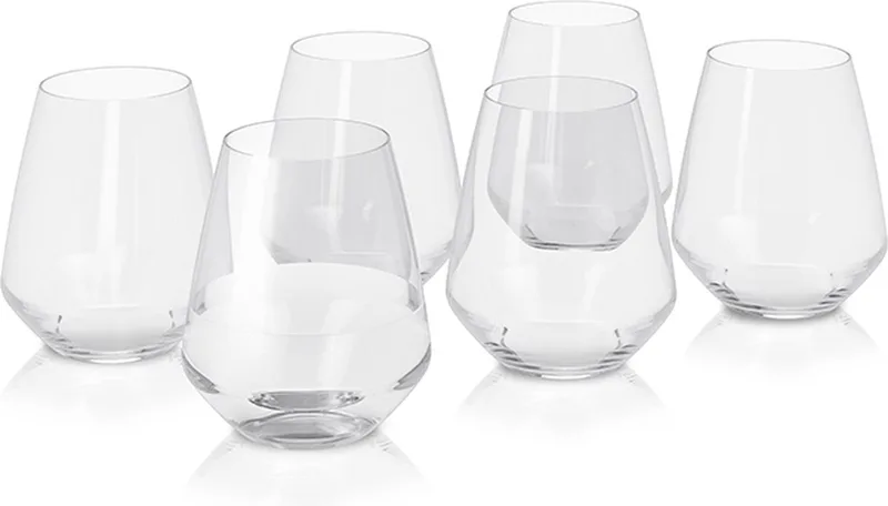 Glazenset, 6 Tumblers - 400ml - Glas - Eva Trio | Legio Nova by Eva Trio in Transparant – product photo