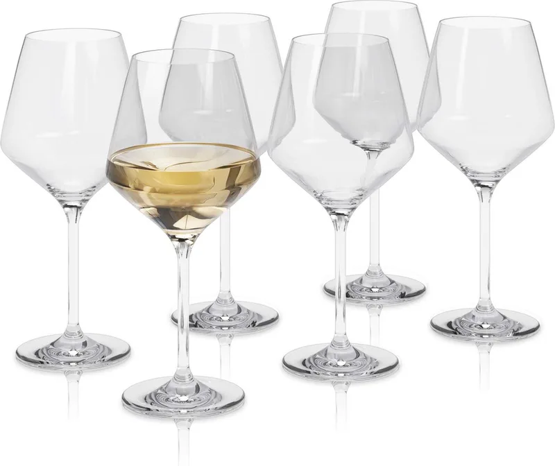 Legio Nova Glas Wijn Wit 380 ml Set van 6 Stuks - Glas by Eva Trio in Transparant – product photo