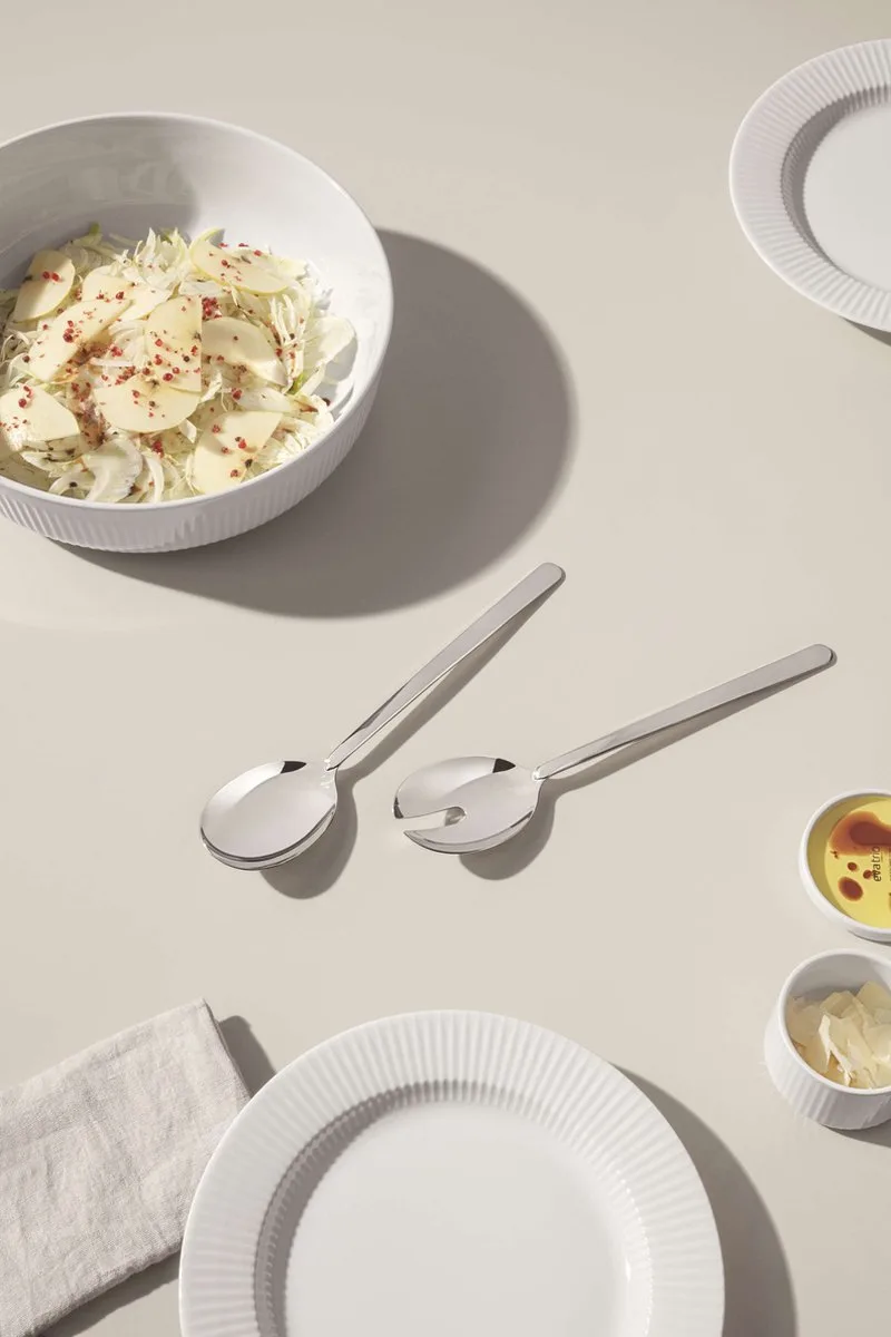 Legio Nova Saladebestek - Roestvast Staal by Eva Trio in Zilver – product photo