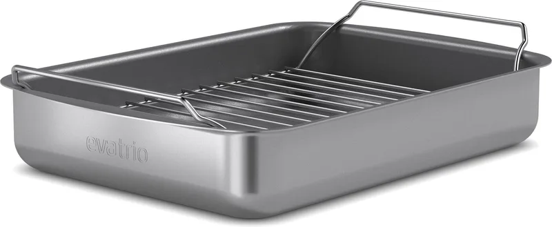 Professional Braadslede 30x22 cm - Aluminium van Eva Trio in Grijs – productfoto