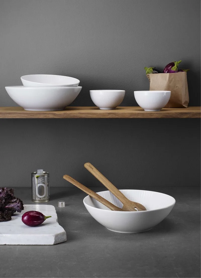 Serveerbestek Salade - Hout van Eva Trio in Bruin – productfoto