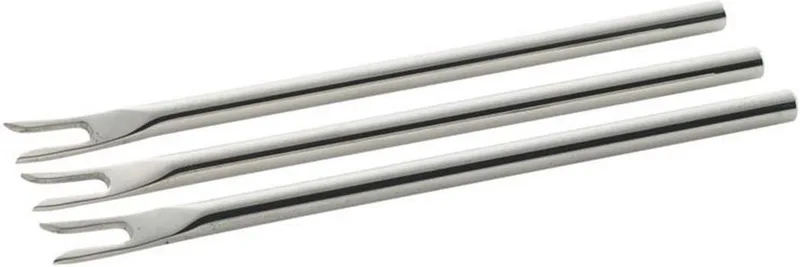 Serveervork 11 cm Set van 3 Stuks - Roestvast Staal by Eva Trio in Zilver – product photo