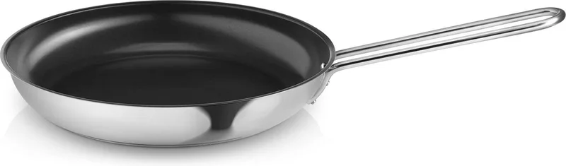 Stainless Steel Slip-Let Ceramic Koekenpan Ø 30 cm - Roestvast Staal by Eva Trio in Zilver – product photo