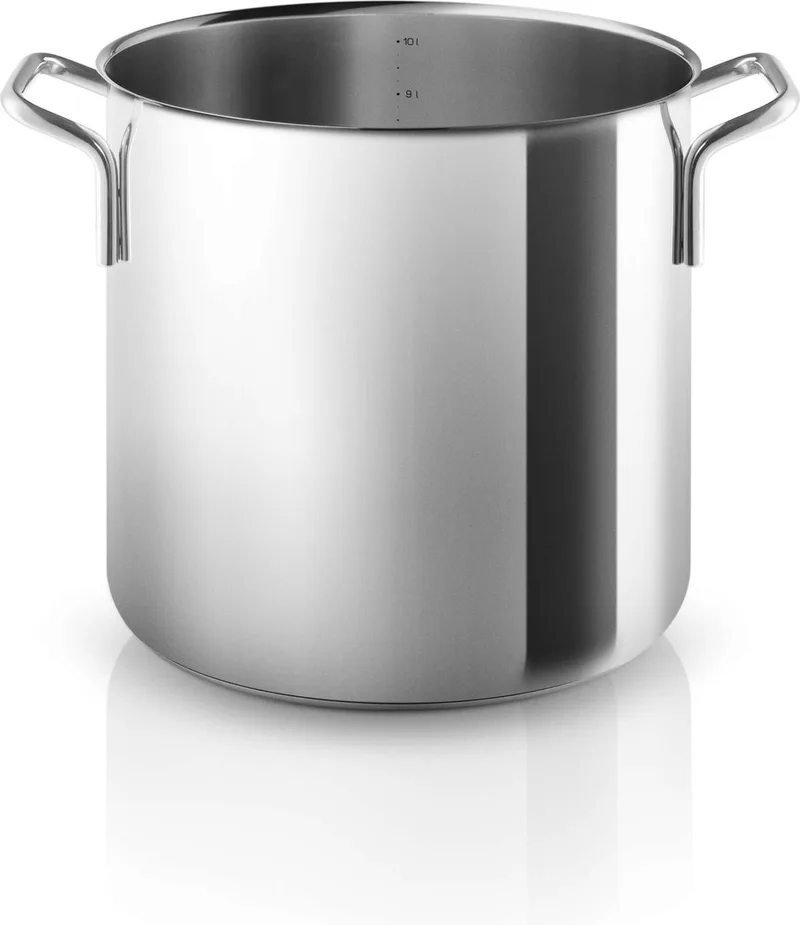Steel Line Recycled Kookpan 10 Liter - Roestvast Staal van Eva Trio in Grijs – productfoto