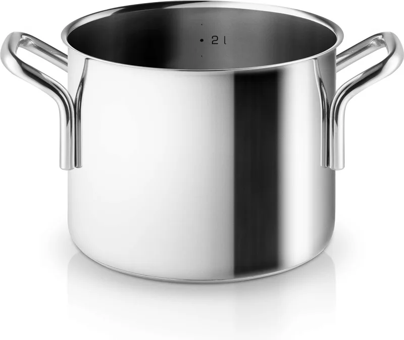 Steel Line Recycled Kookpan 2,2Liter - Roestvast Staal by Eva Trio in Grijs – product photo