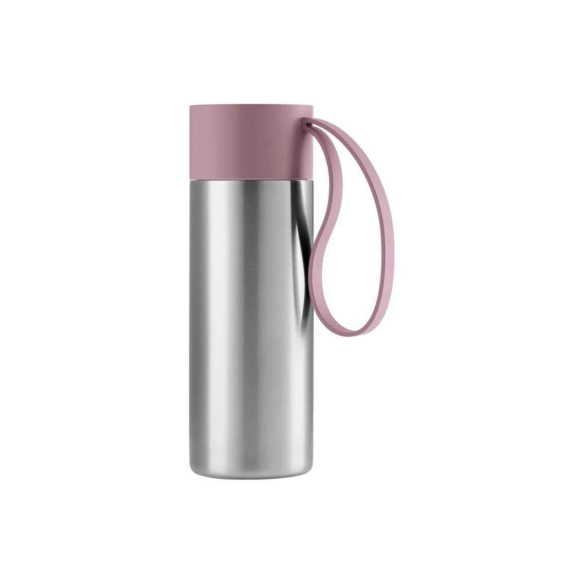 Thermobecher To Go - Rosa - Silikon - Designer The Tools von Eva Trio – Produktfoto