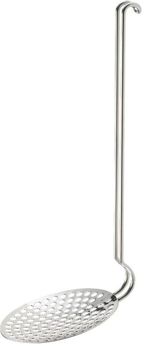 Vergietlepel - Ø 11 cm - RVS - Eva Trio van Eva Trio in Zilver – productfoto