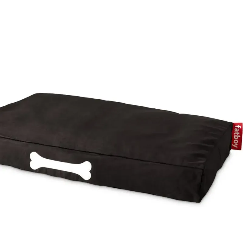 doggielounge L canvas Hundebett recycled black licorice von Fatboy – Produktfoto