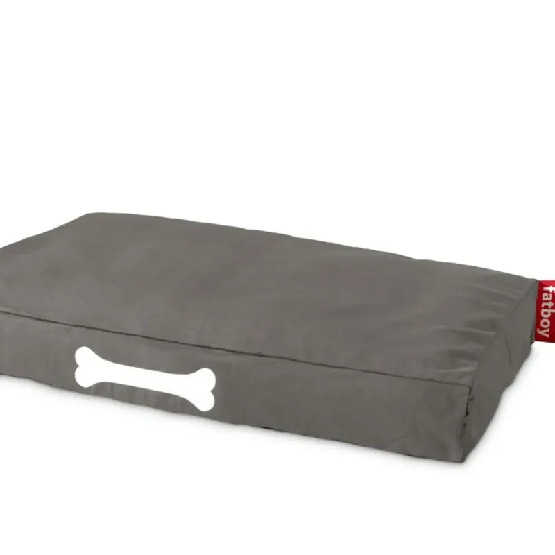 doggielounge L canvas Hundebett recycled charcoal grey von Fatboy – Produktfoto