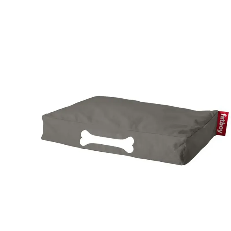 doggielounge S canvas recycled Hundebett charcoal grey von Fatboy – Produktfoto