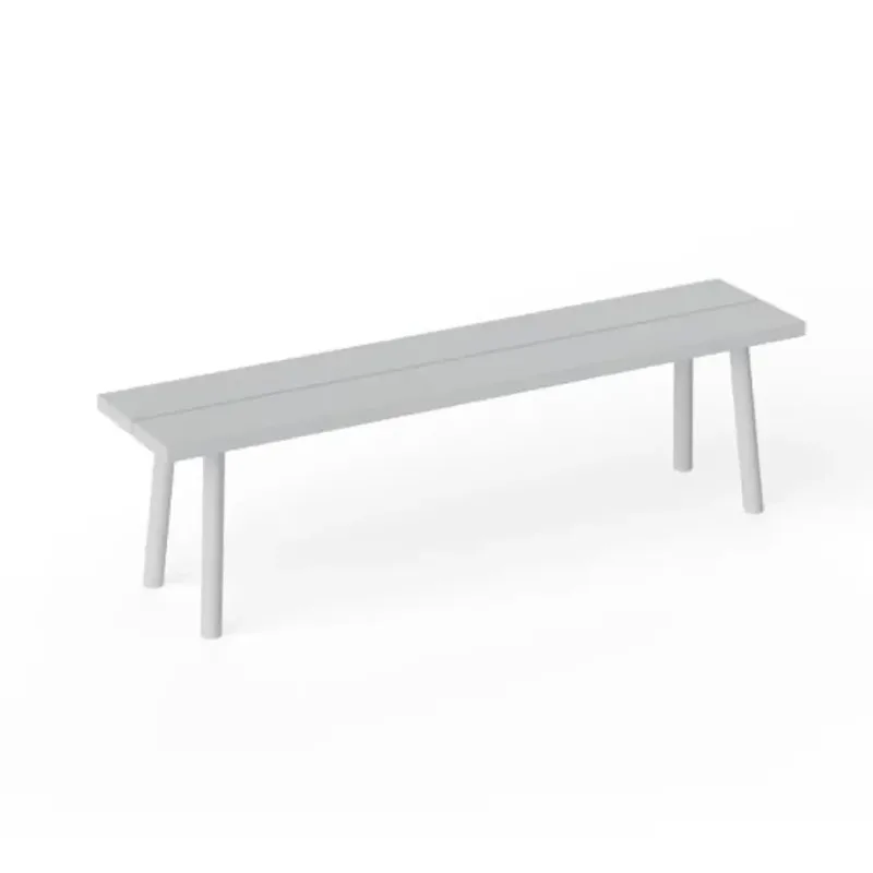 Fred's bench Außenbank light grey fra Fatboy – produktbillede