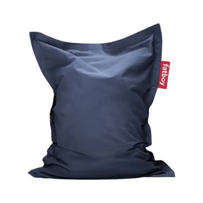 junior canvas Sitzsack recycled crown blue by Fatboy – product photo