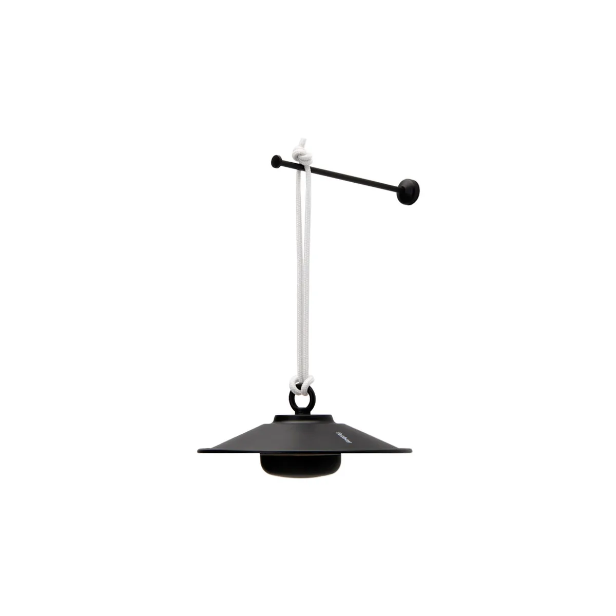 Kabellose, wiederaufladbare Außenlampe Chap-O - Schwarz - Beschichtetes Metall de Fatboy – photo du produit