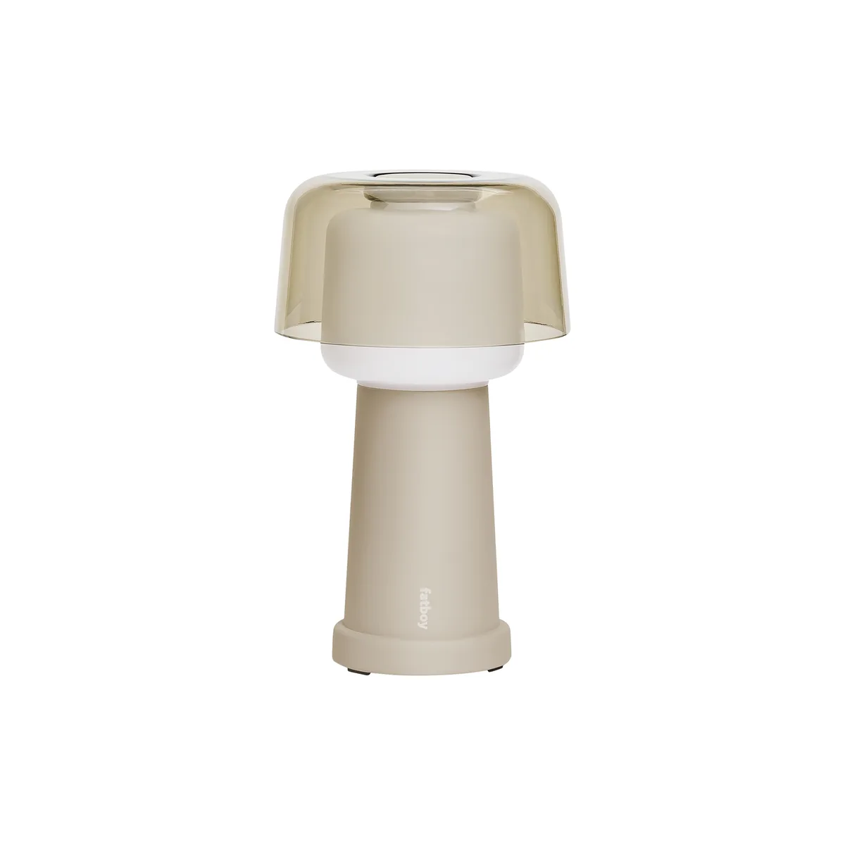 Kabellose, wiederaufladbare Außenlampe Revolve - Beige - Aluminium von Fatboy – Produktfoto