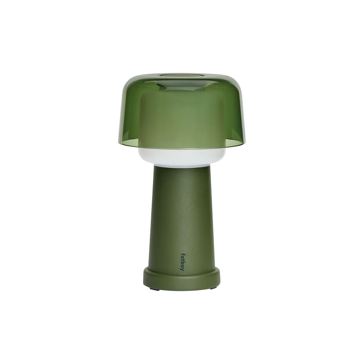 Kabellose, wiederaufladbare Außenlampe Revolve - Grün - Aluminium von Fatboy – Produktfoto
