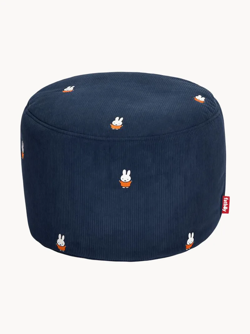 Kinder ribfluwelen poef Miffy von Fatboy – Produktfoto