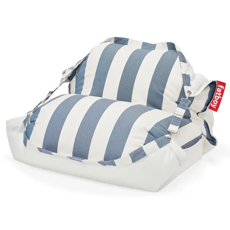 Original floatzac stripe Ocean blue von Fatboy – Produktfoto