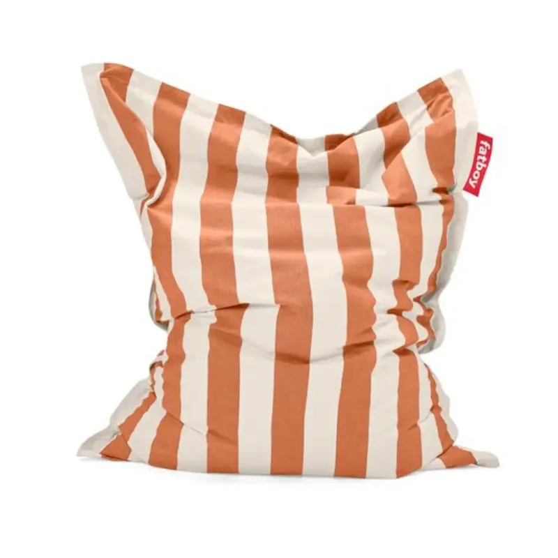 original outdoor stripe orange creme von Fatboy – Produktfoto