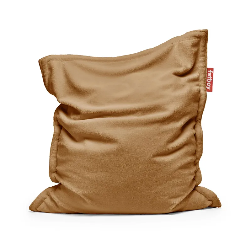 Original slim teddy beanbag latte von Fatboy – Produktfoto