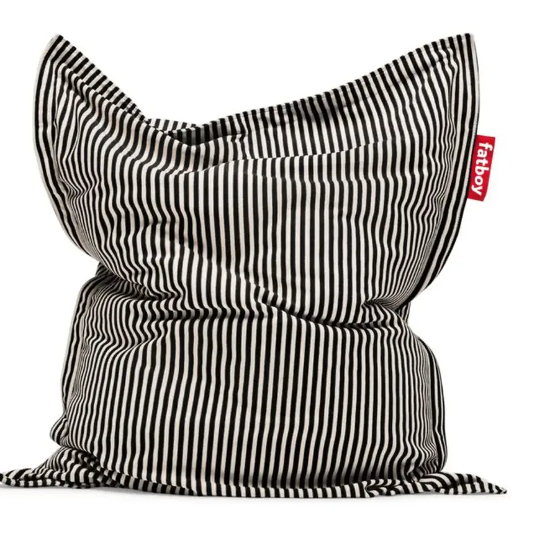 original slim terry Beanbag black creme by Fatboy – product photo