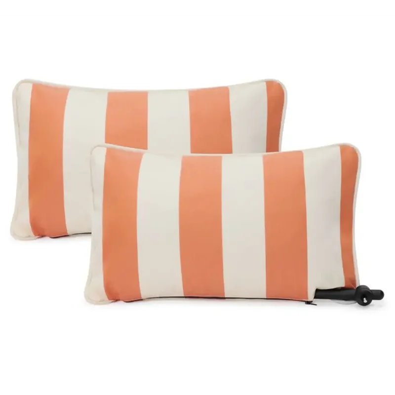 paletti armlehne set stripe orange creme van Fatboy – productfoto