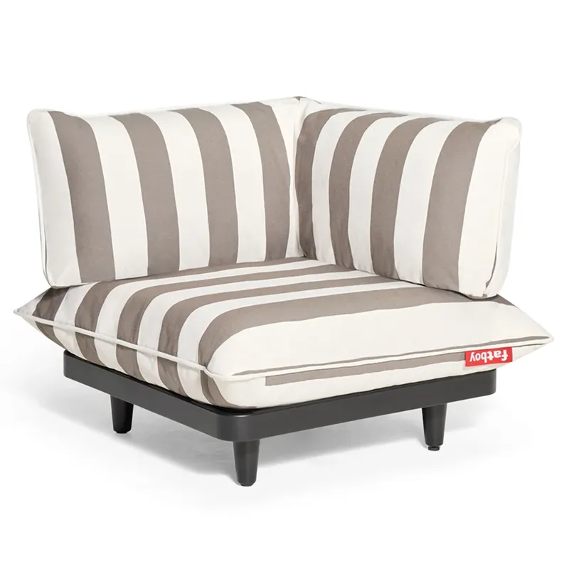 Paletti Corner Seat Left Stripe Cacao by Fatboy – product photo