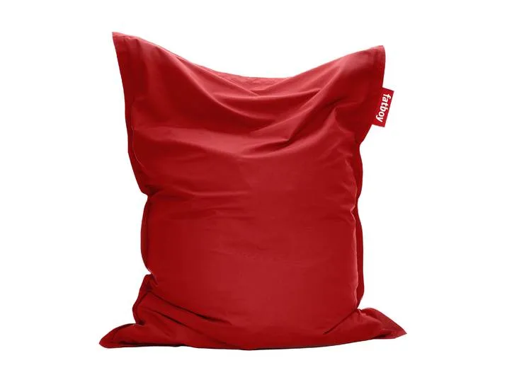 Pouf d'extérieur Original - Rouge - Tissu oléfine - Designer Jukka Setälä von Fatboy – Produktfoto