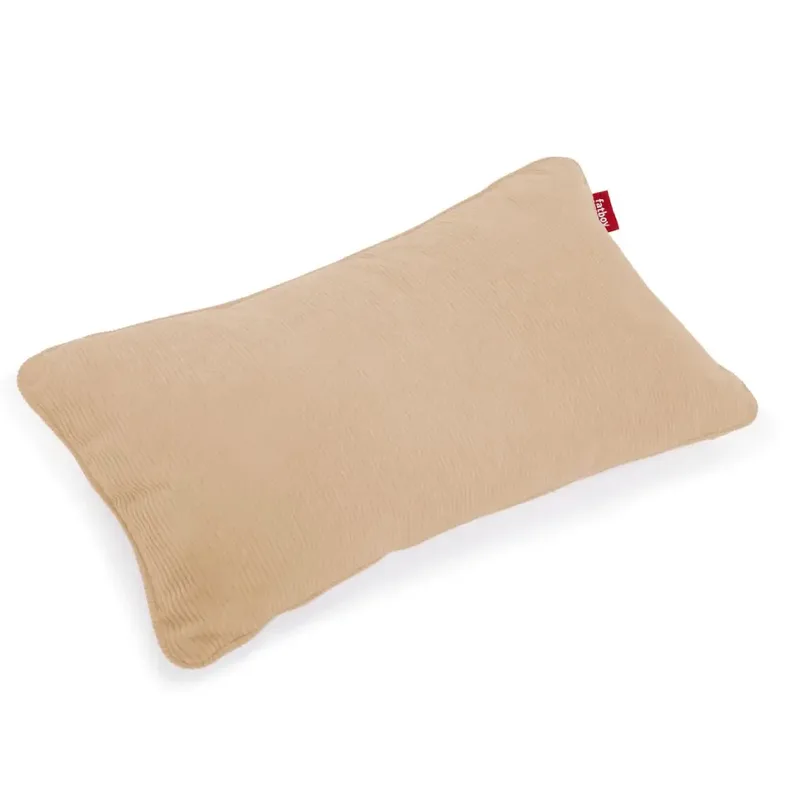 recycled king dekoratives Kissen cord beige by Fatboy – product photo