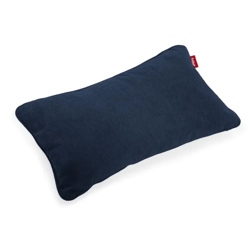 recycled king dekoratives Kissen cord deep blue de Fatboy – photo du produit