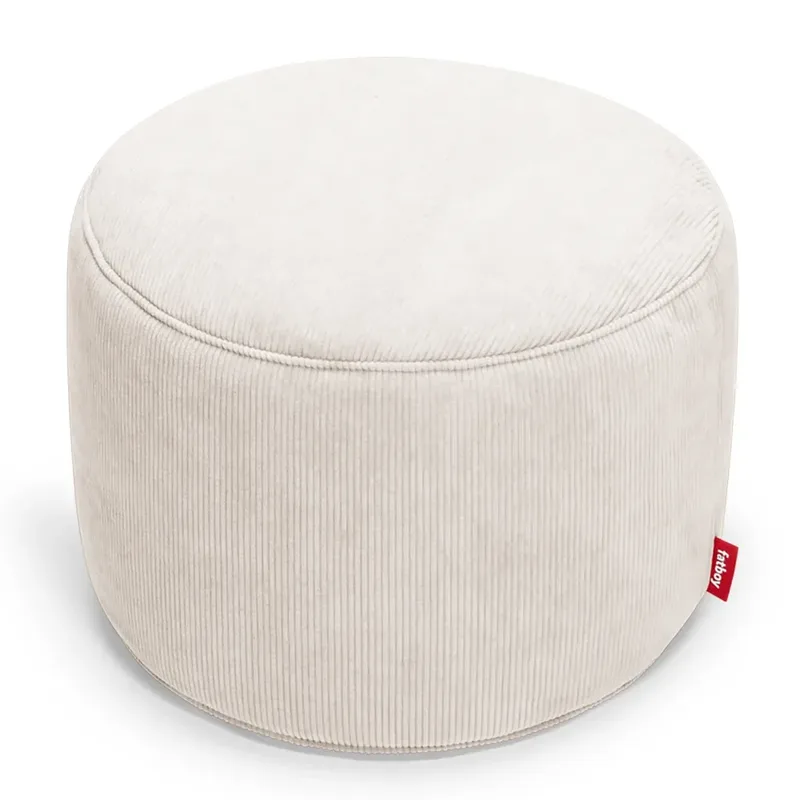 Recycled Point Pouf cord creme von Fatboy – Produktfoto