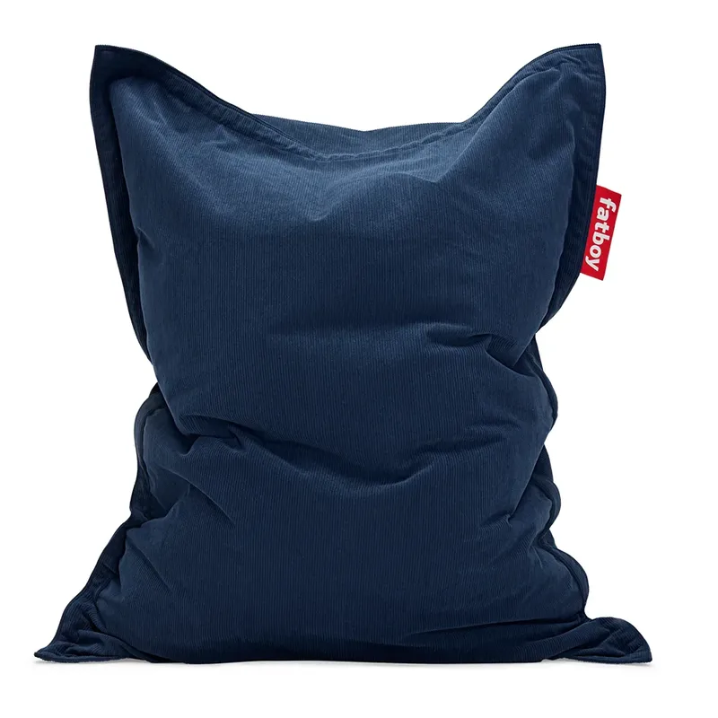 Recycleds Original Slim Cord Sitzsack tiefblau by Fatboy – product photo