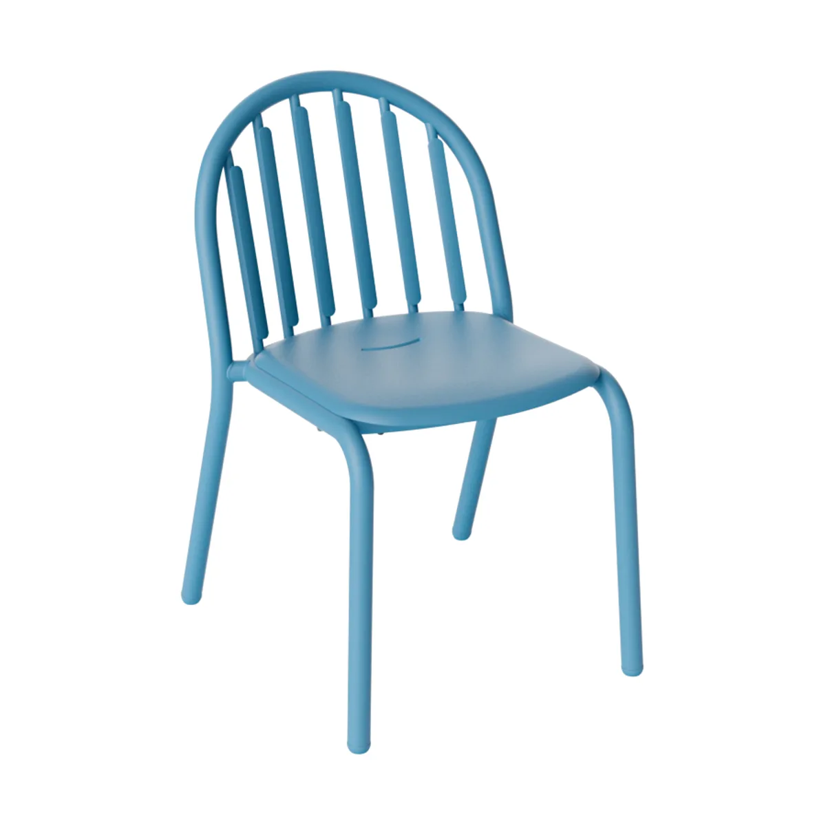 Stapelbarer Stuhl Fred's - Blau - Aluminium by Fatboy – product photo