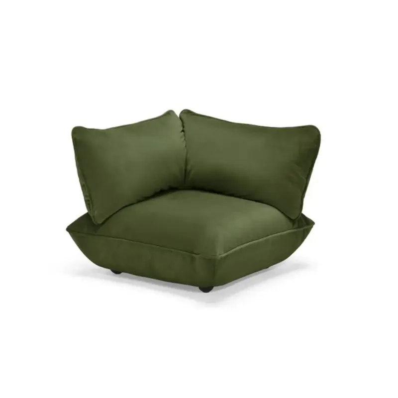 sumo Eckmodul velvet recycled deep green von Fatboy – Produktfoto