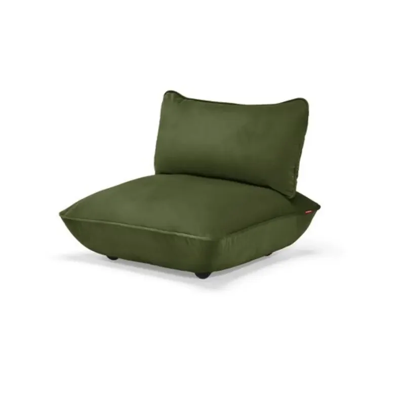 sumo seat velvet Sofamodul recycled deep green von Fatboy – Produktfoto