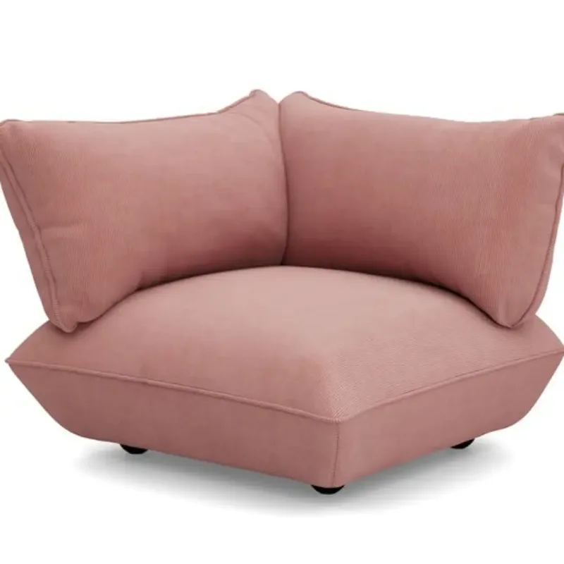 sumo sofaecke rechts cord recycled soft pink van Fatboy – productfoto