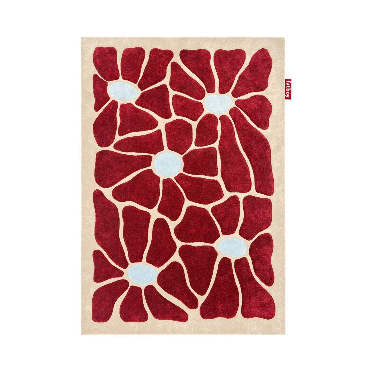 Teppich Cesel - Rot - Velours by Fatboy – product photo