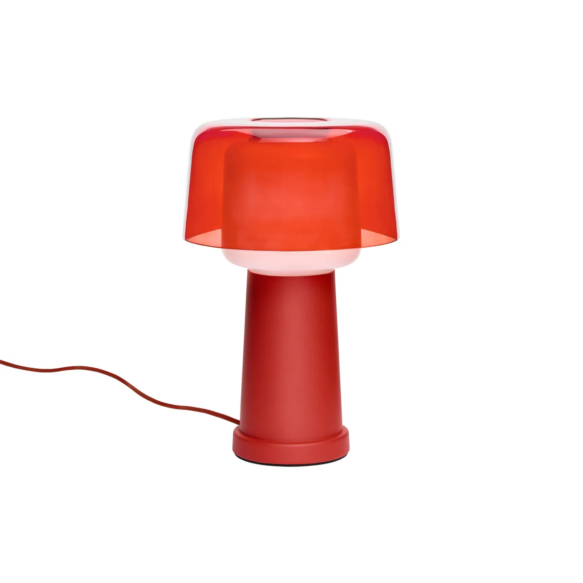 Tischleuchte Revolve - Rot - mundgeblasenes Glas von Fatboy – Produktfoto