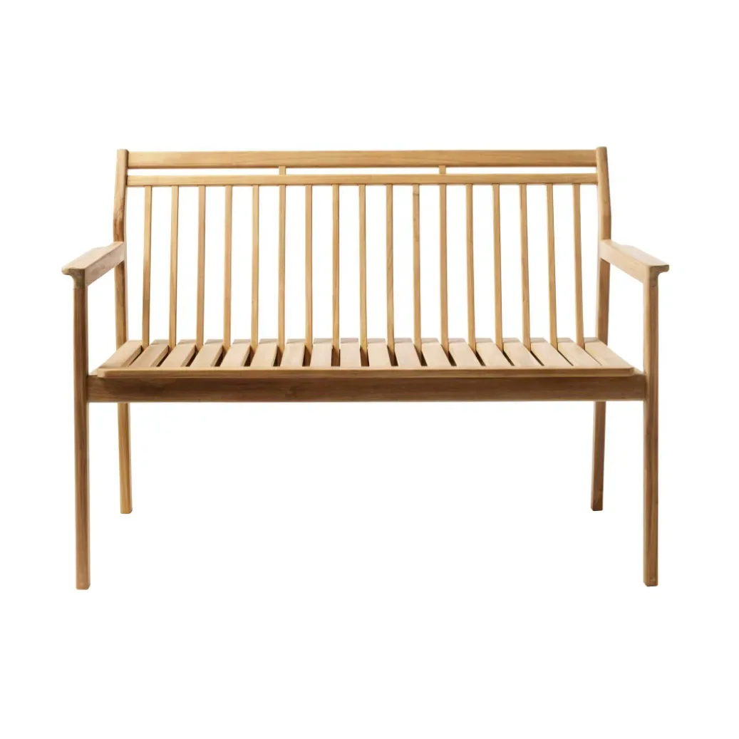 Banc M12 Sammen 2 places Teak-nature oiled de FDB Møbler – photo du produit