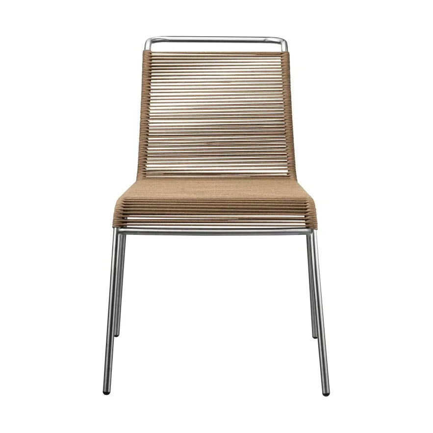 M20 Teglgård Cord Chair Stuhl Brown mixed-stainless steel von FDB Møbler – Produktfoto